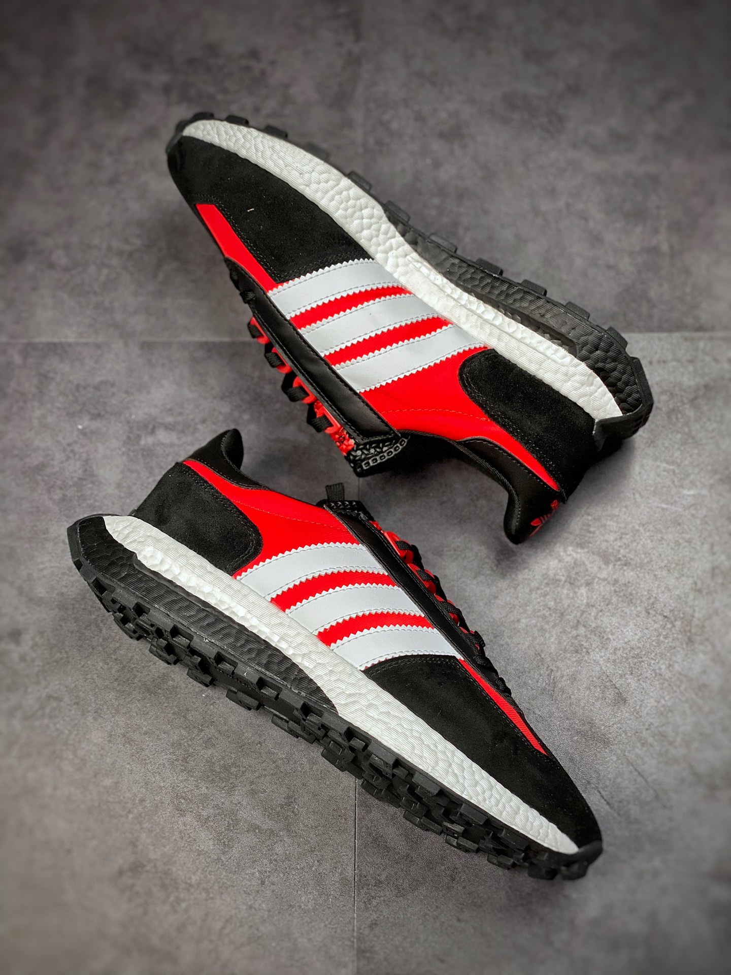 adidas Racing 1 Boost Prototype E5 Speed ??Light Retro Series Versatile Breathable Sports Jogging Shoes