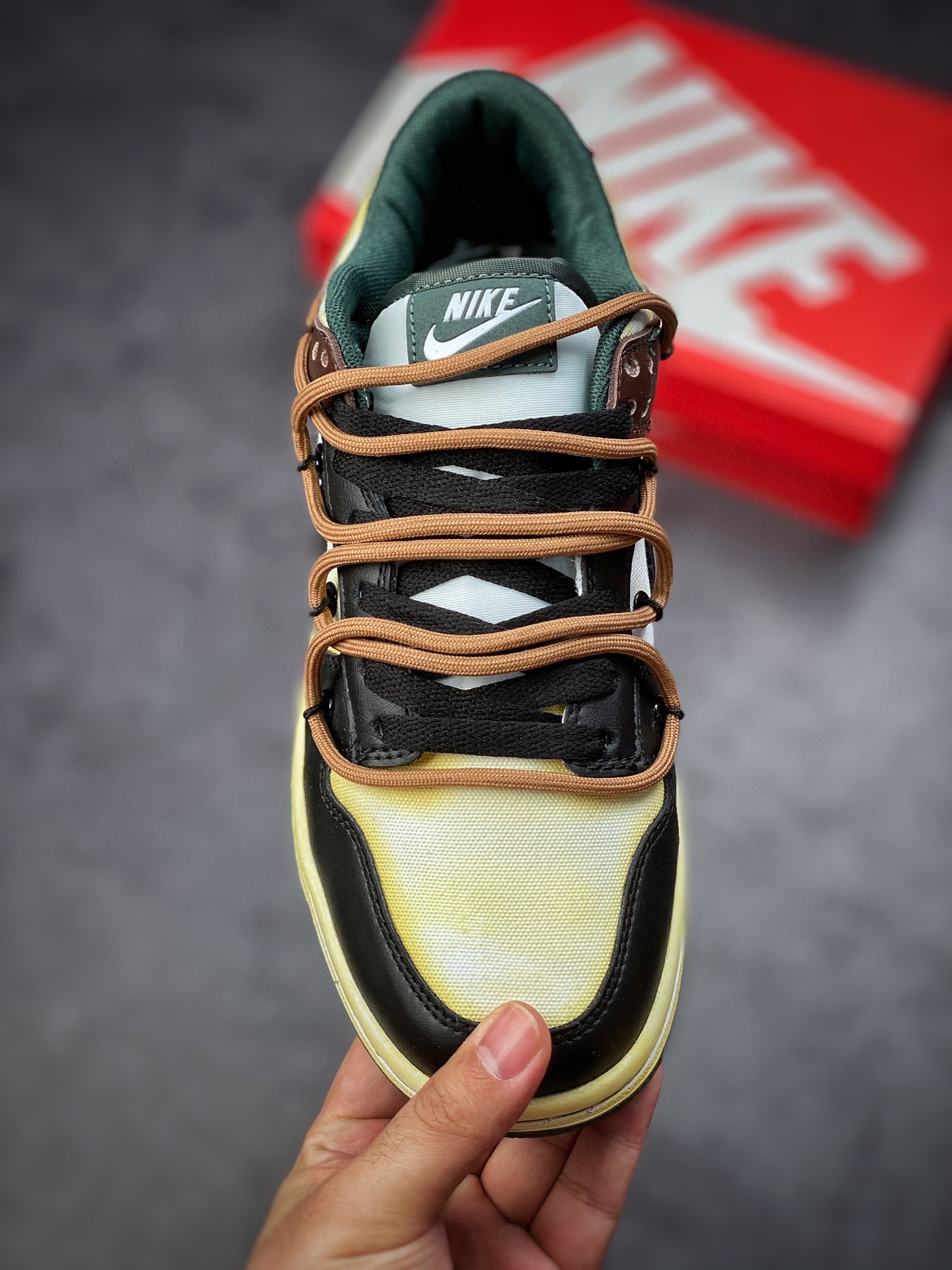 260 耐克Nike SB Dunk Low Lot”Beige/Brown/Black”扣篮系列低帮经典百搭休闲运动板鞋DD1391-700