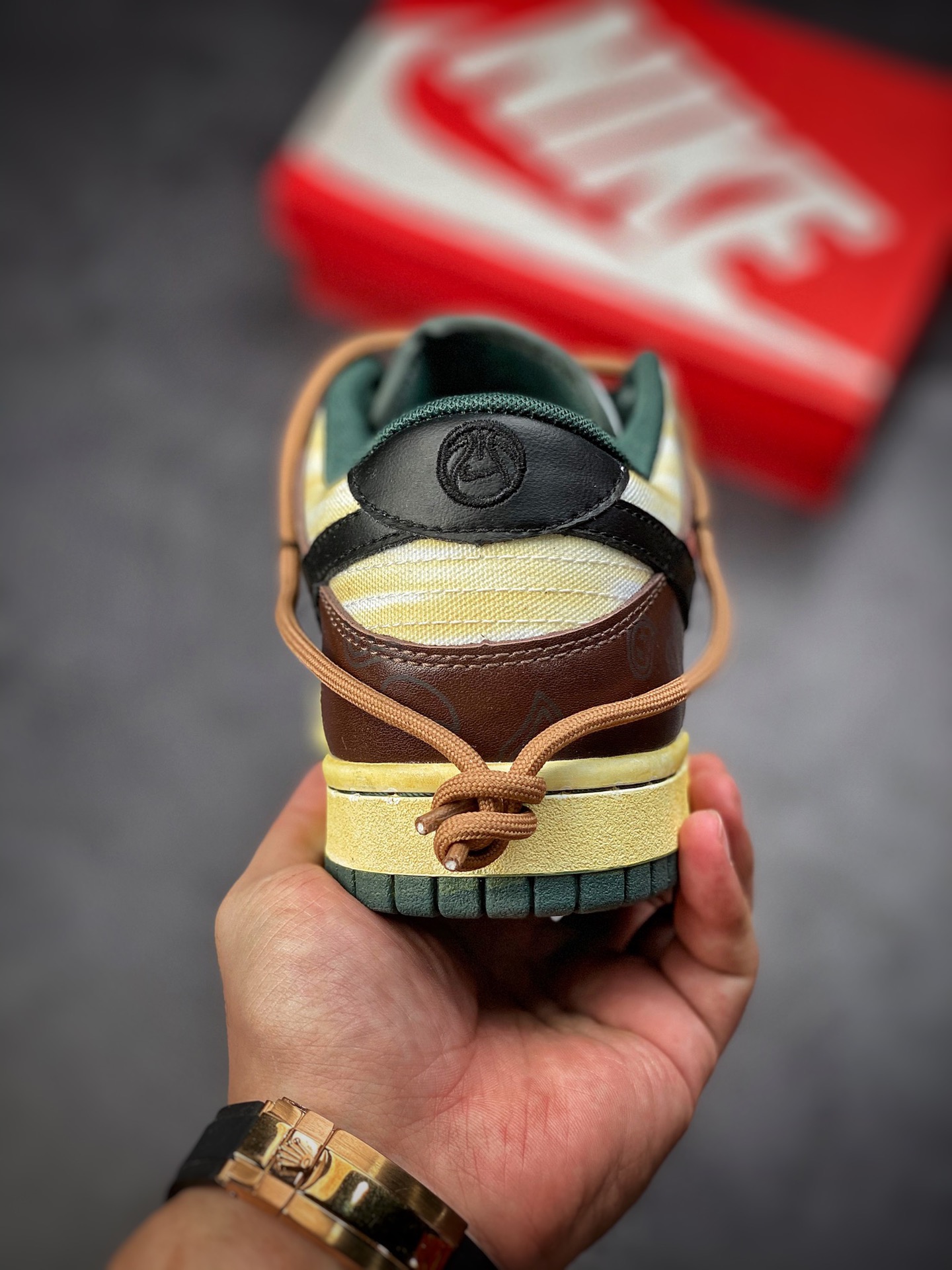 260 耐克Nike SB Dunk Low Lot”Beige/Brown/Black”扣篮系列低帮经典百搭休闲运动板鞋DD1391-700
