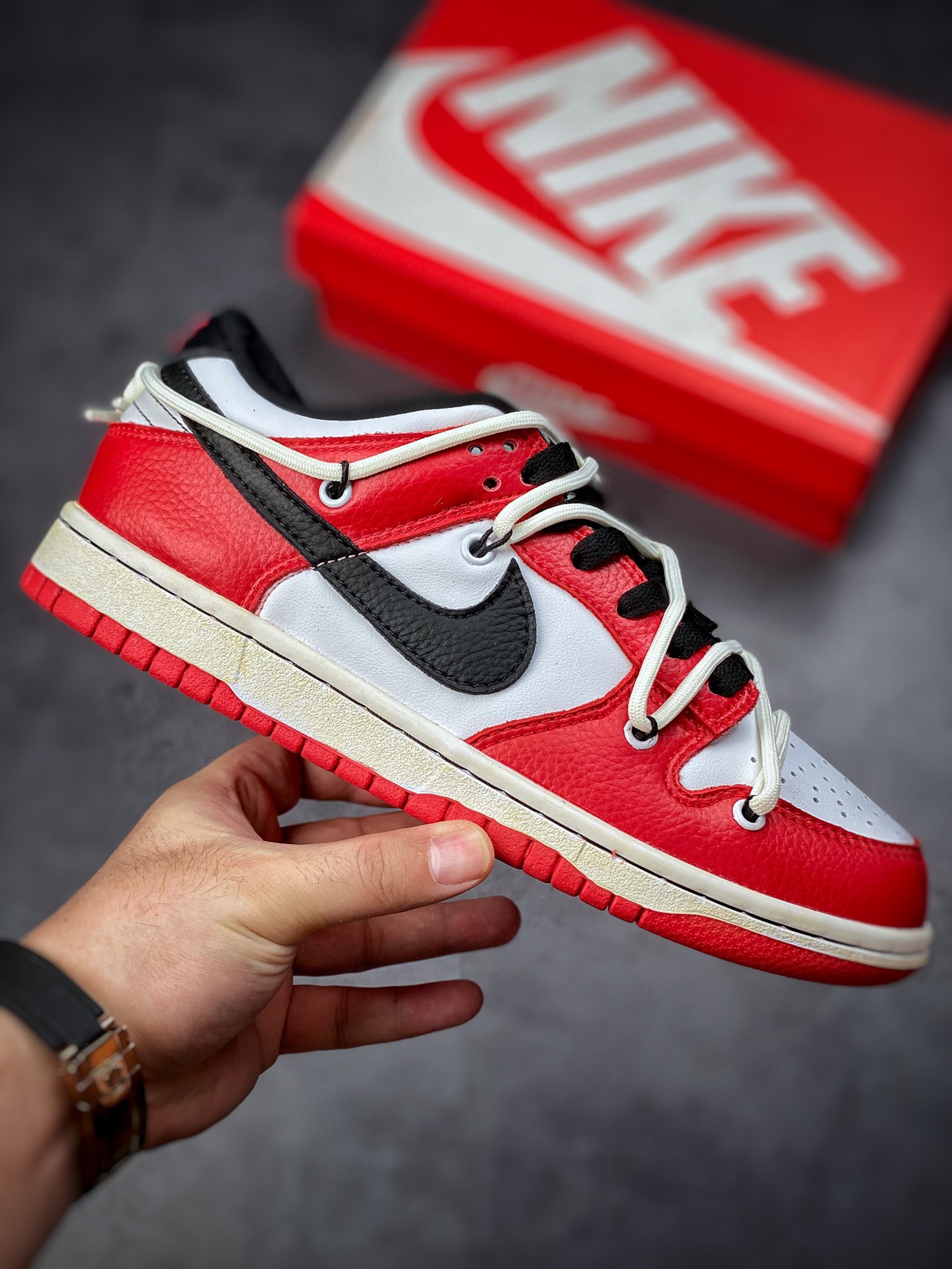 260 耐克Nike SB Dunk Low Lot”Beige/Brown/Black”扣篮系列低帮经典百搭休闲运动板鞋DO6288-100