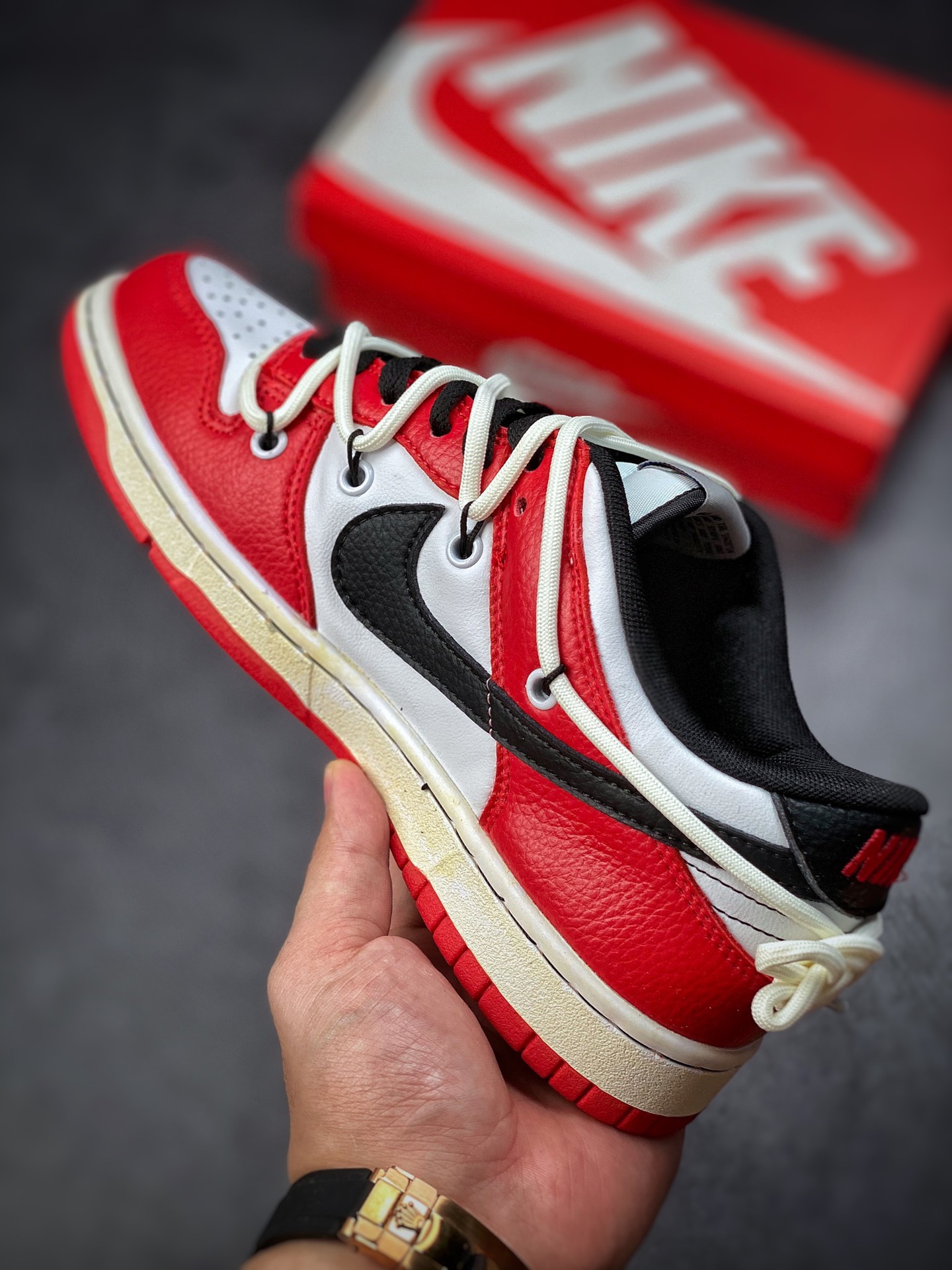 260 耐克Nike SB Dunk Low Lot”Beige/Brown/Black”扣篮系列低帮经典百搭休闲运动板鞋DO6288-100