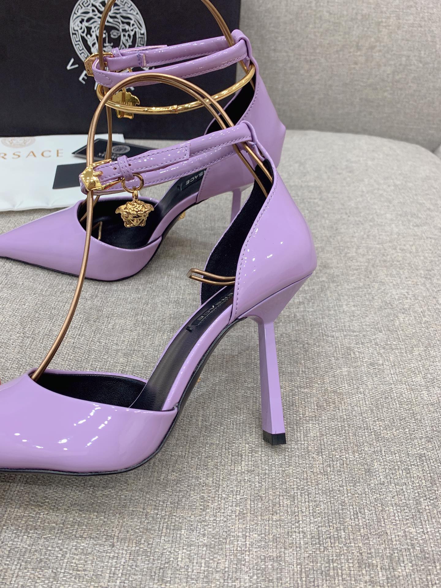 Versace’s New High Heels: Sheep-Skin, Italian Leather, 10cm, Size 35-39 - 图片 7
