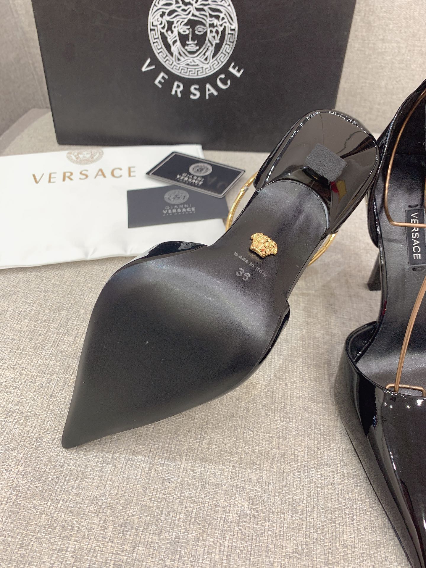 Versace’s New High Heels: Sheep-Skin Italian Skins, 10 cm, Size 35-39. - 图片 9