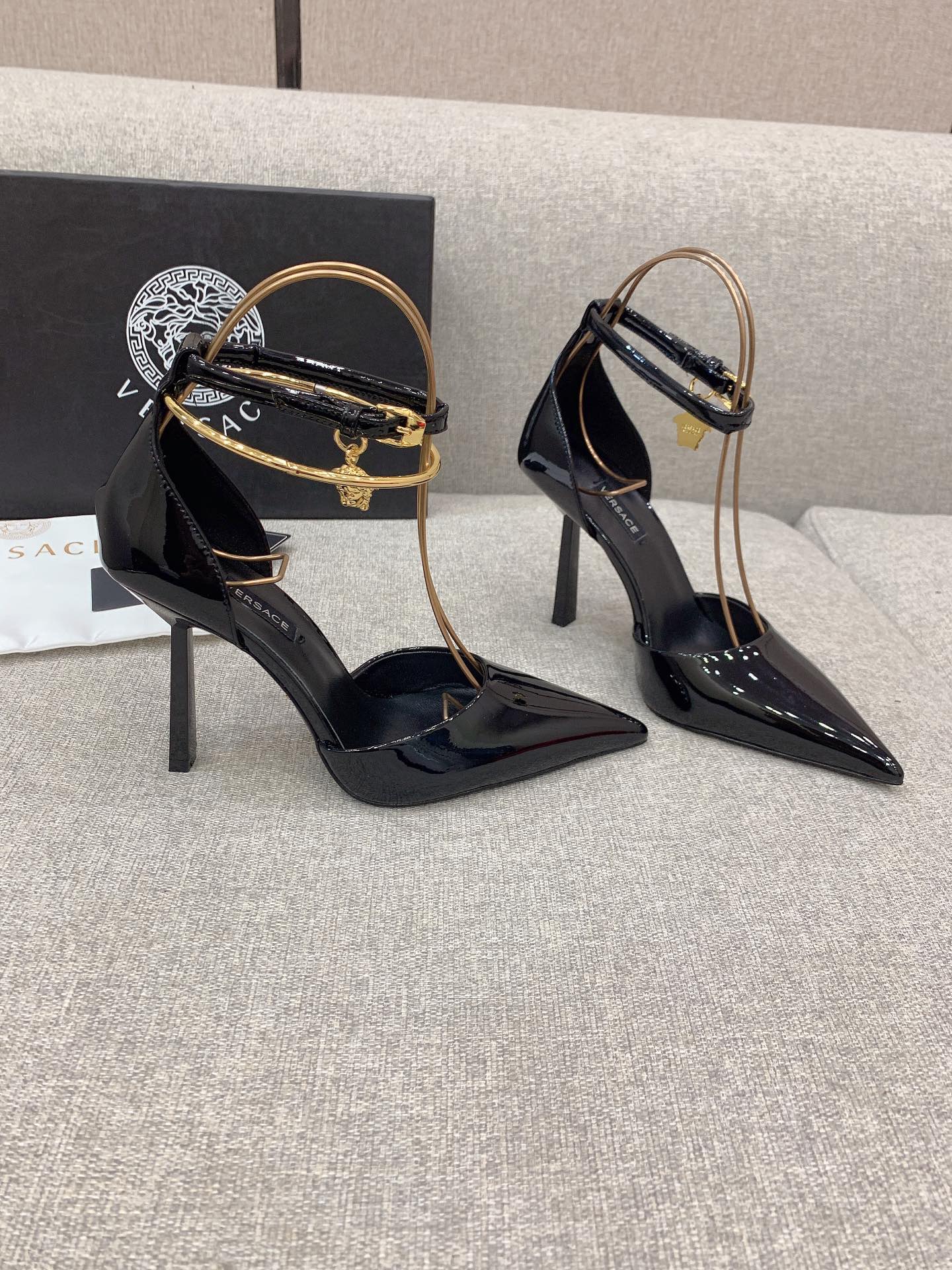 Versace’s New High Heels: Sheep-Skin Italian Skins, 10 cm, Size 35-39. - 图片 2
