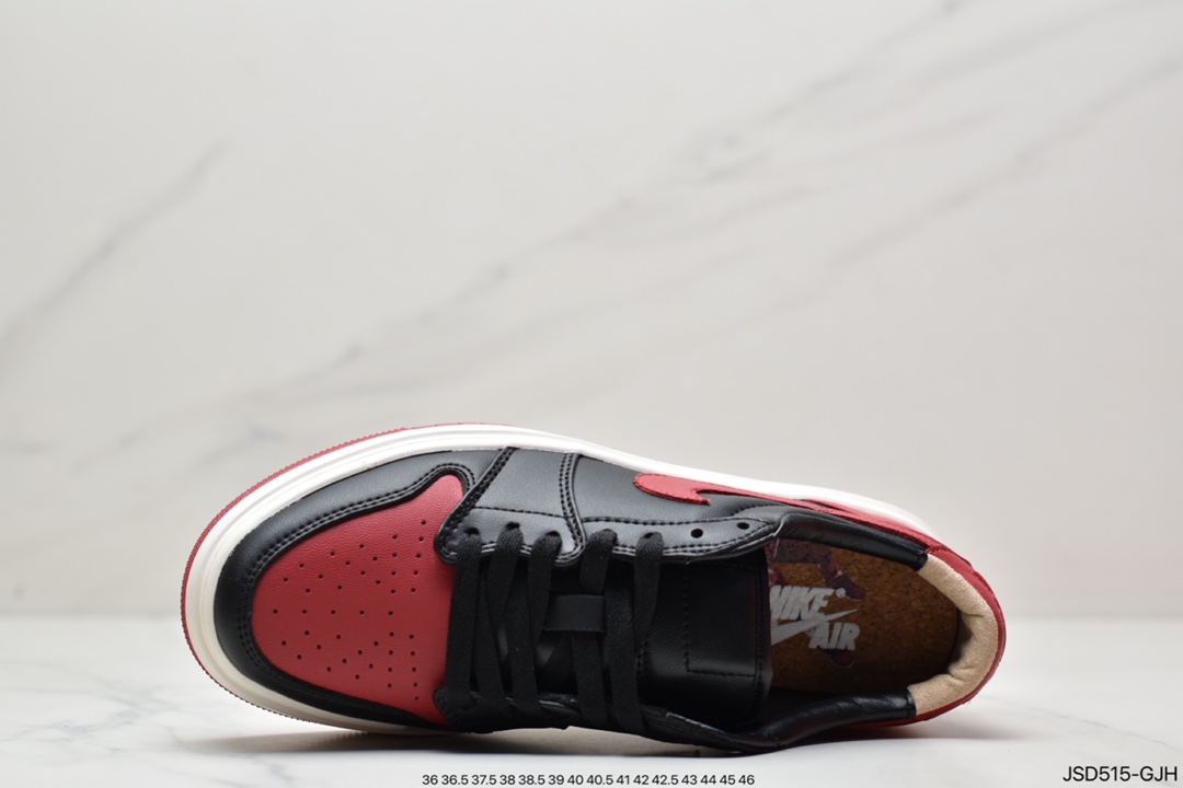 200 Air Jordan 1 Elevate L ow SE ”Bred”厚底复古篮球鞋 DQ1823-006