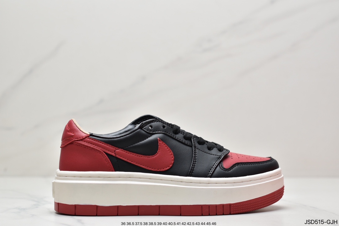 200 Air Jordan 1 Elevate L ow SE ”Bred”厚底复古篮球鞋 DQ1823-006