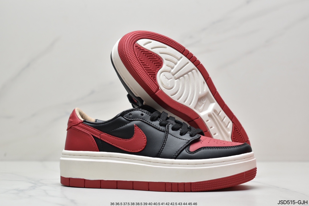 200 Air Jordan 1 Elevate L ow SE ”Bred”厚底复古篮球鞋 DQ1823-006