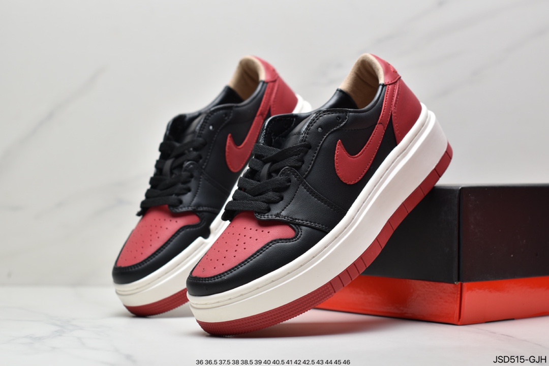 200 Air Jordan 1 Elevate L ow SE ”Bred”厚底复古篮球鞋 DQ1823-006