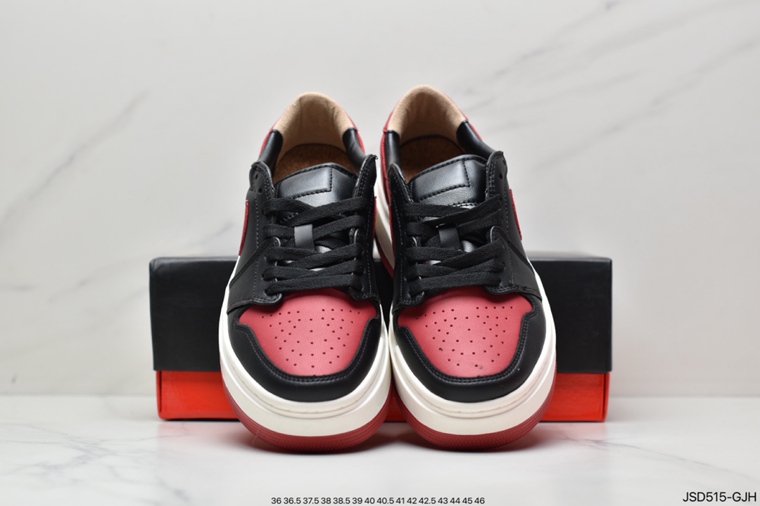 200 Air Jordan 1 Elevate L ow SE ”Bred”厚底复古篮球鞋 DQ1823-006