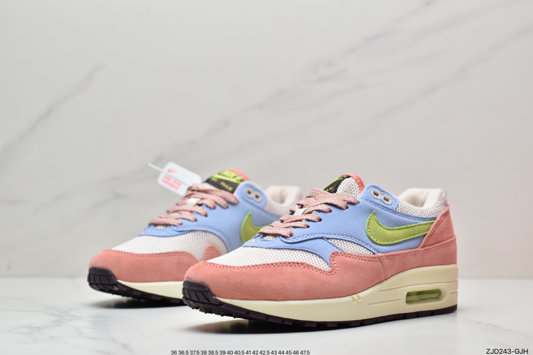 240 耐克Patta x Nike Air Max 1“Monarch” 复古休闲跑步鞋DV3196-800