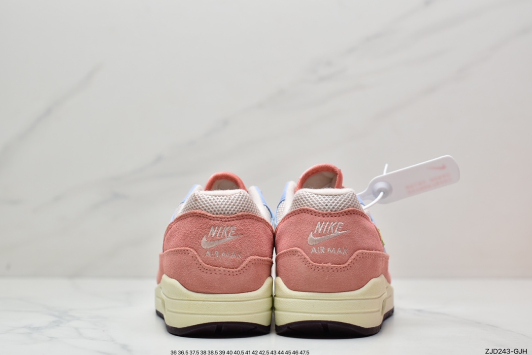 240 耐克Patta x Nike Air Max 1“Monarch” 复古休闲跑步鞋DV3196-800