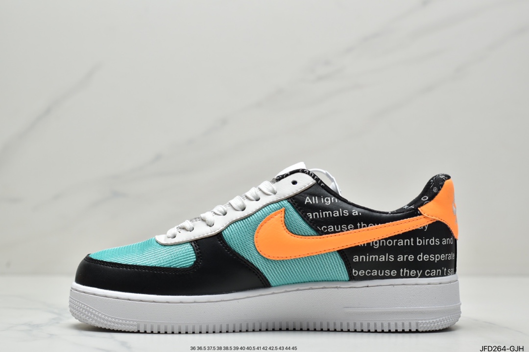 170 耐克NIKE AIR FORCE 1 07空军一号低帮百搭休闲运动板鞋CI0057-100