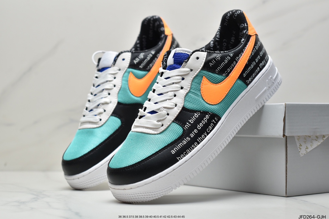 170 耐克NIKE AIR FORCE 1 07空军一号低帮百搭休闲运动板鞋CI0057-100