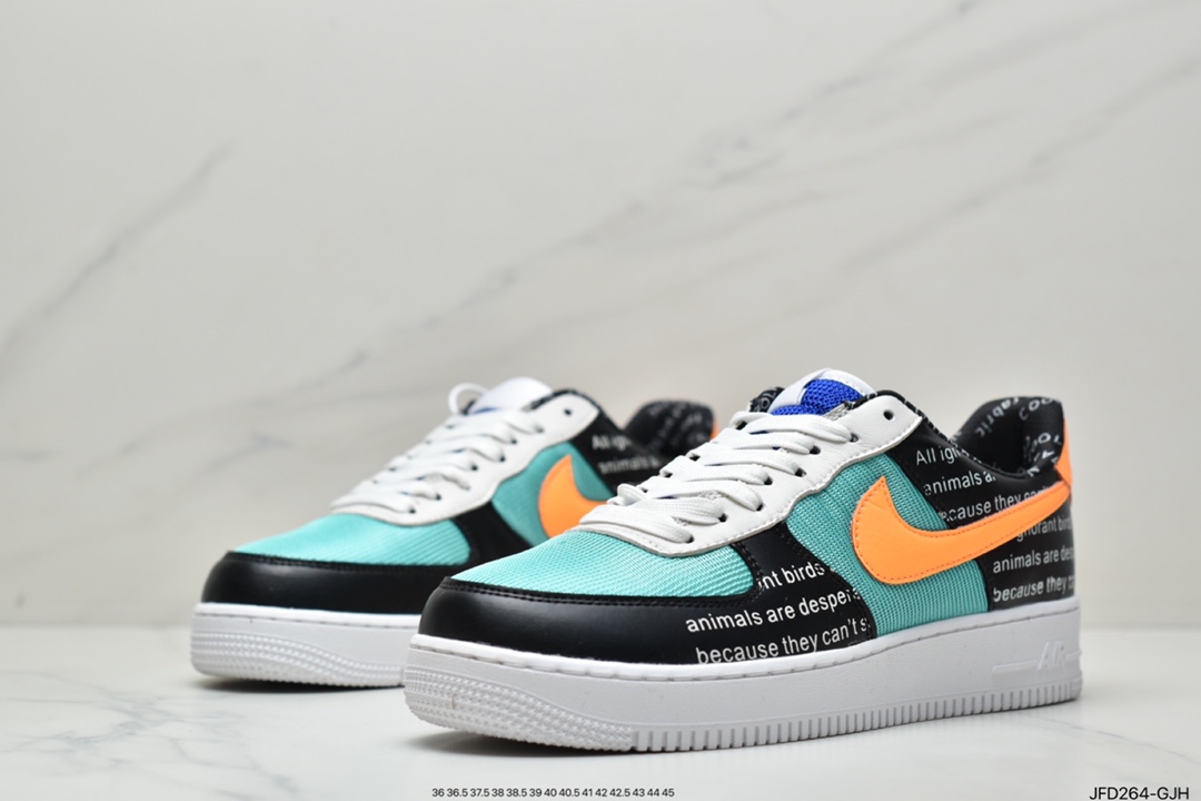 170 耐克NIKE AIR FORCE 1 07空军一号低帮百搭休闲运动板鞋CI0057-100