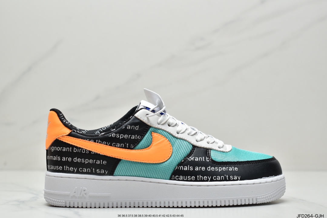 170 耐克NIKE AIR FORCE 1 07空军一号低帮百搭休闲运动板鞋CI0057-100