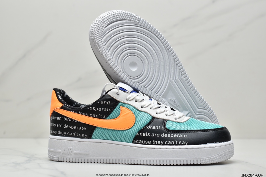 170 耐克NIKE AIR FORCE 1 07空军一号低帮百搭休闲运动板鞋CI0057-100