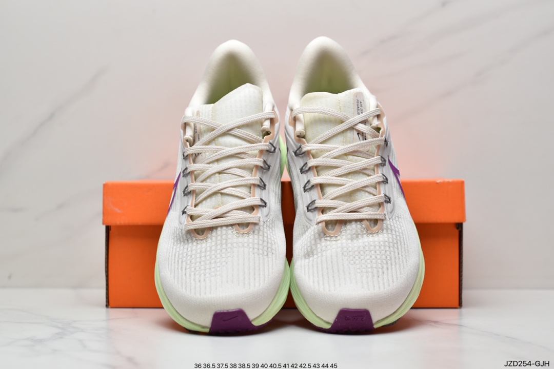 140 耐克Nike Zoom Pegasus 39”Sail/Cube Pink” 登月 39代超级飞马涡轮增压马拉松休闲运动慢跑鞋
