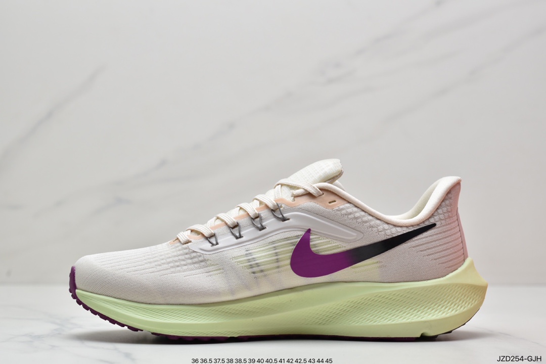 140 耐克Nike Zoom Pegasus 39”Sail/Cube Pink” 登月 39代超级飞马涡轮增压马拉松休闲运动慢跑鞋