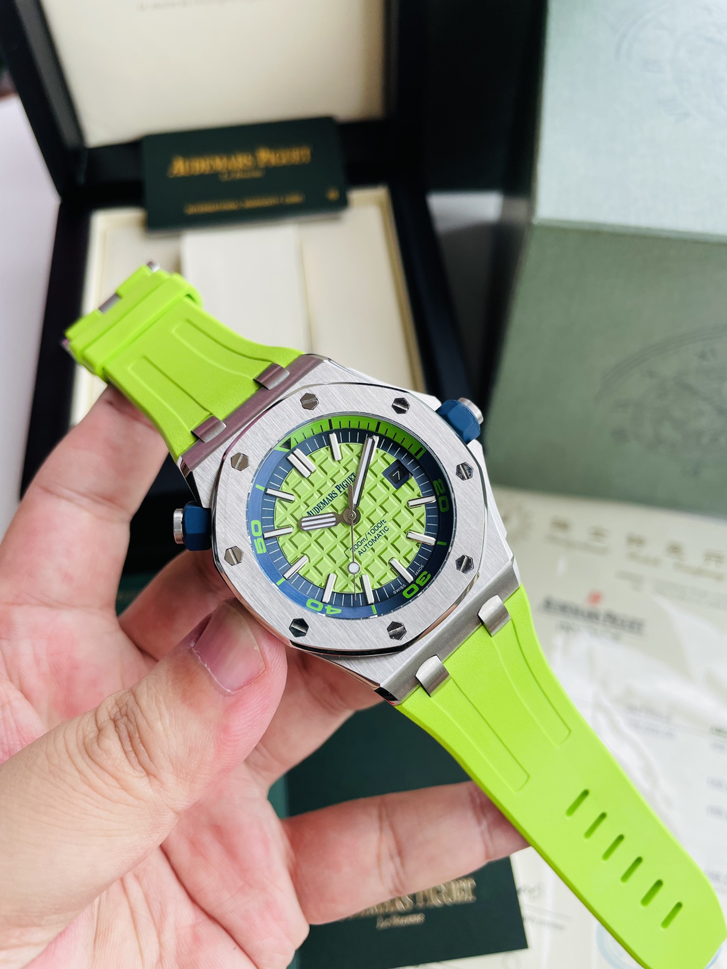 🅰️🅿️爱彼🐻Audemars Piguet 15710ST.OO.A002CA.01皇家橡树离岸型 男士机械腕表