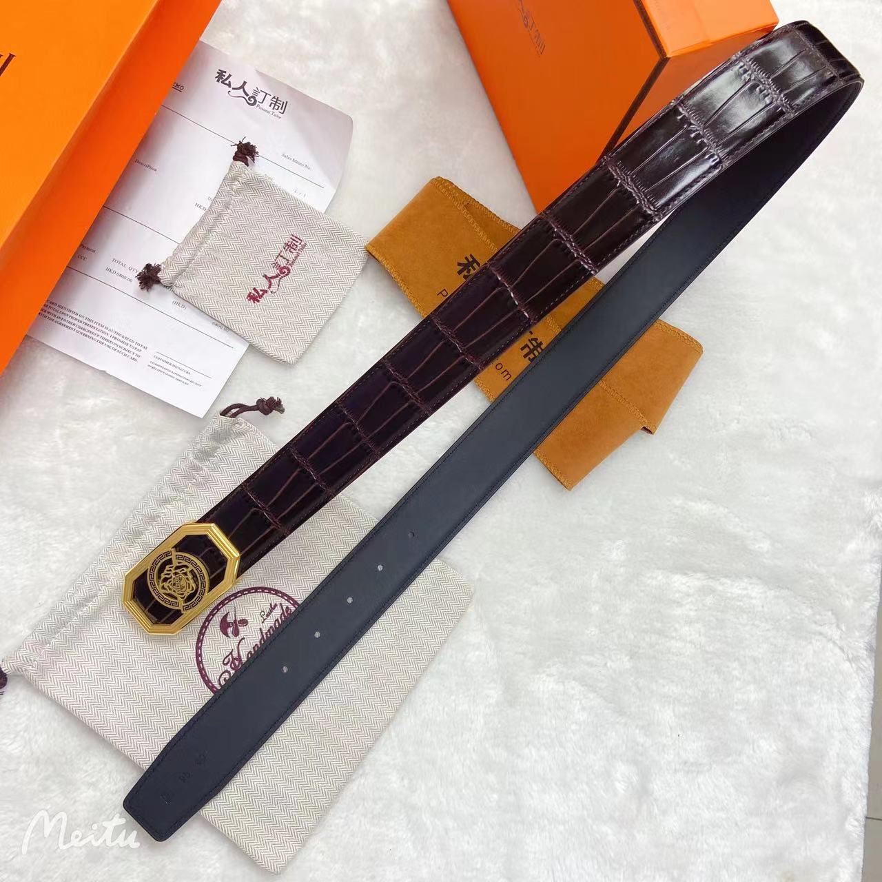 cm带条时尚新颖扣头纯钢扣搭配简单不