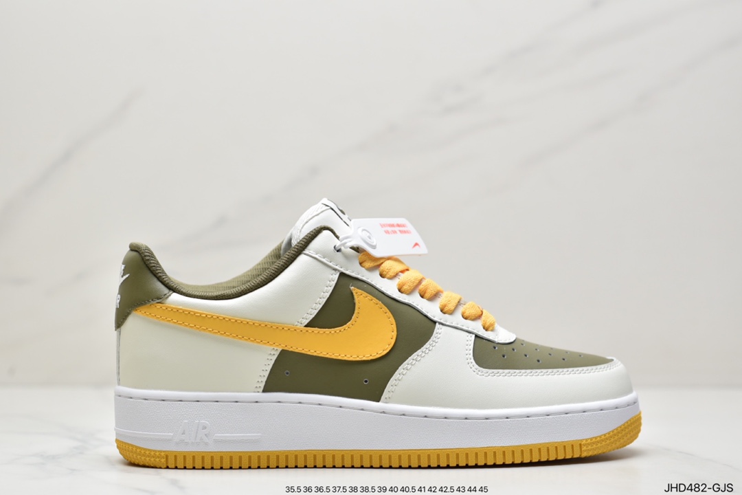 190 Air Force 1  Low 白蓝黄原楦头原纸板纯正空军版型AQ2288-111