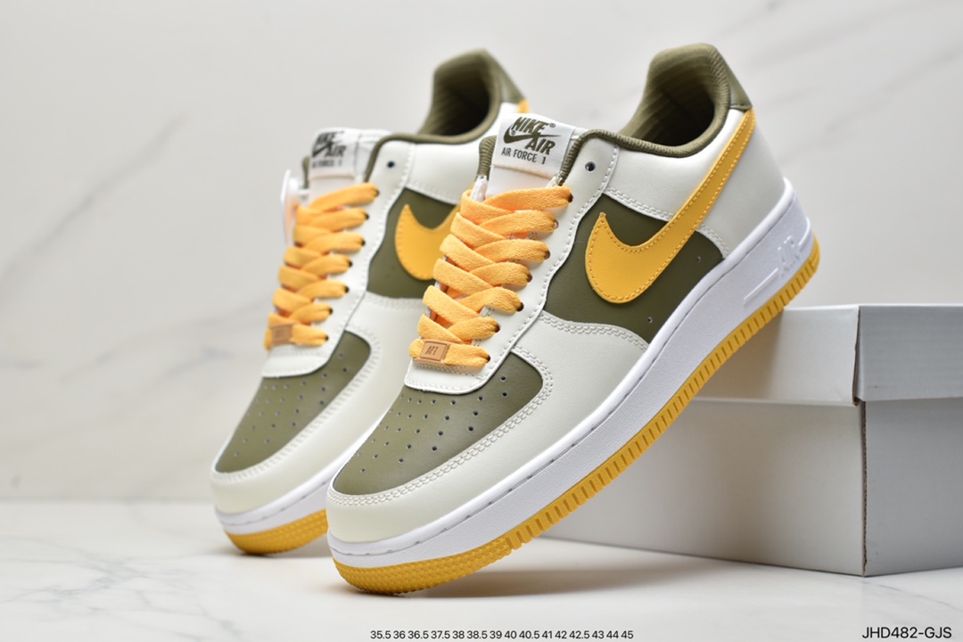 190 Air Force 1  Low 白蓝黄原楦头原纸板纯正空军版型AQ2288-111