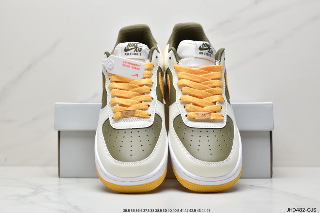 190 Air Force 1  Low 白蓝黄原楦头原纸板纯正空军版型AQ2288-111