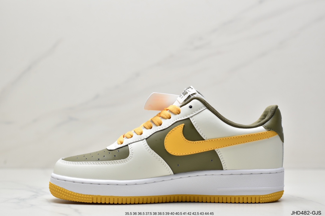 190 Air Force 1  Low 白蓝黄原楦头原纸板纯正空军版型AQ2288-111