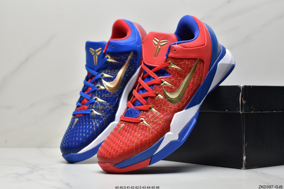 Nike NK Zoom Kobe VII System Kobe 7th generation replica actual combat sports low-top cultural basketball shoes 488371