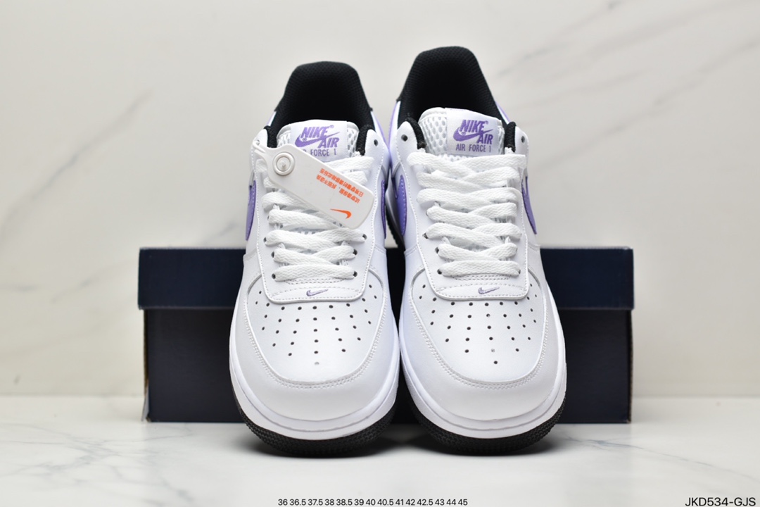 Nike NK Air Force 1 Air Force One White Purple Hook DH7440-100