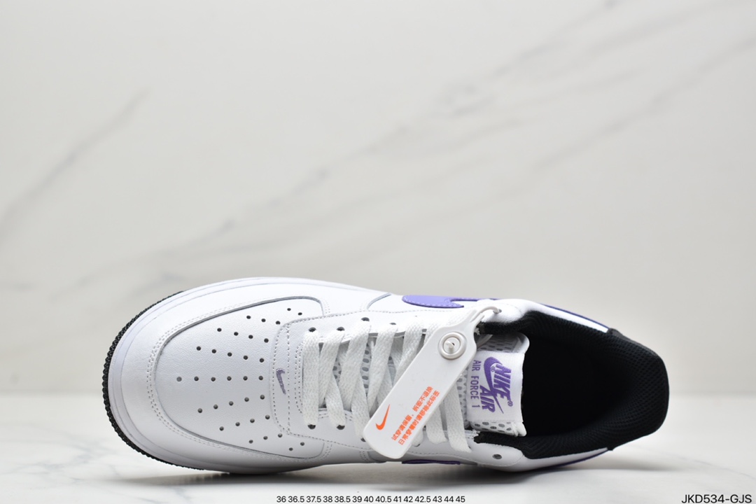 Nike NK Air Force 1 Air Force One White Purple Hook DH7440-100