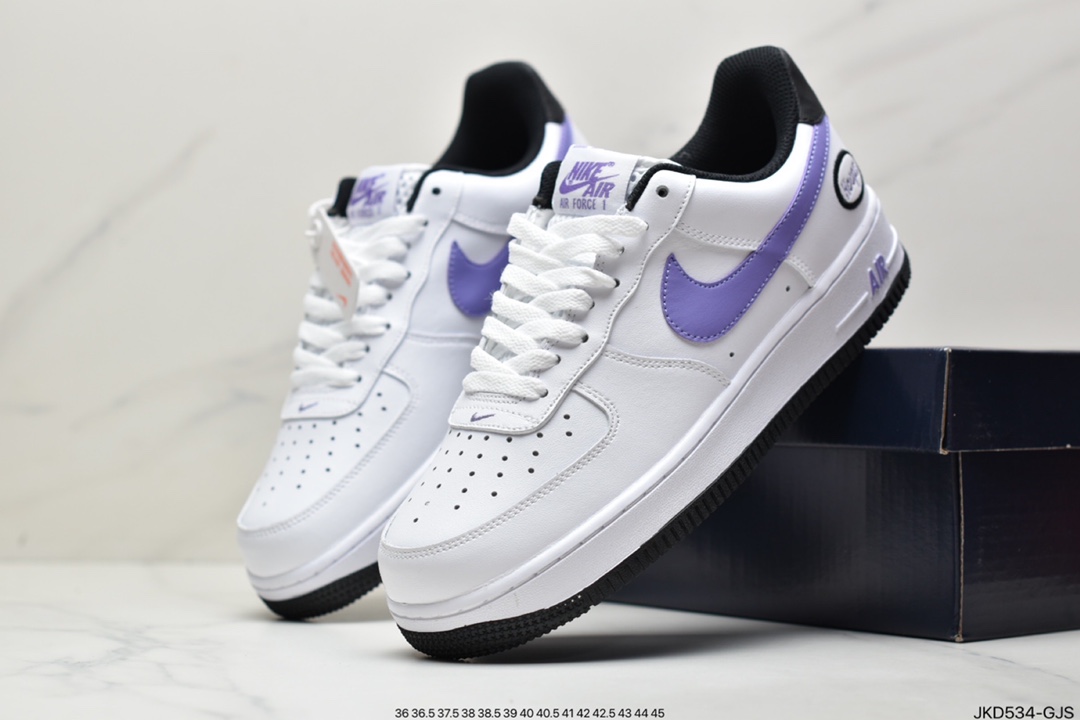 Nike NK Air Force 1 Air Force One White Purple Hook DH7440-100