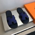 Hermes Best
 Shoes Slippers Wholesale China
 Men Calfskin Cowhide Genuine Leather
