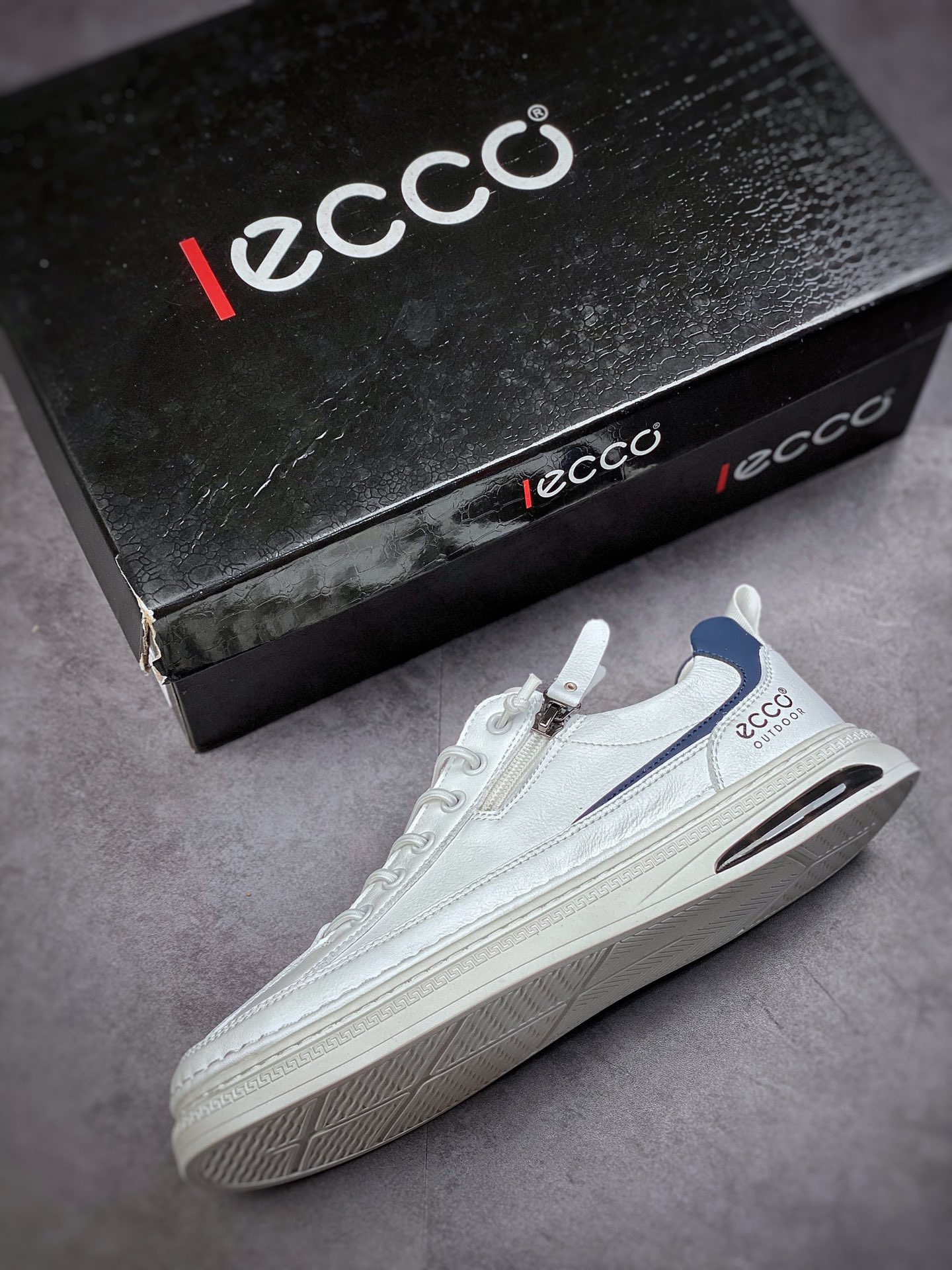 240  ECCO 爱步  黄景瑜同款休闲小皮鞋