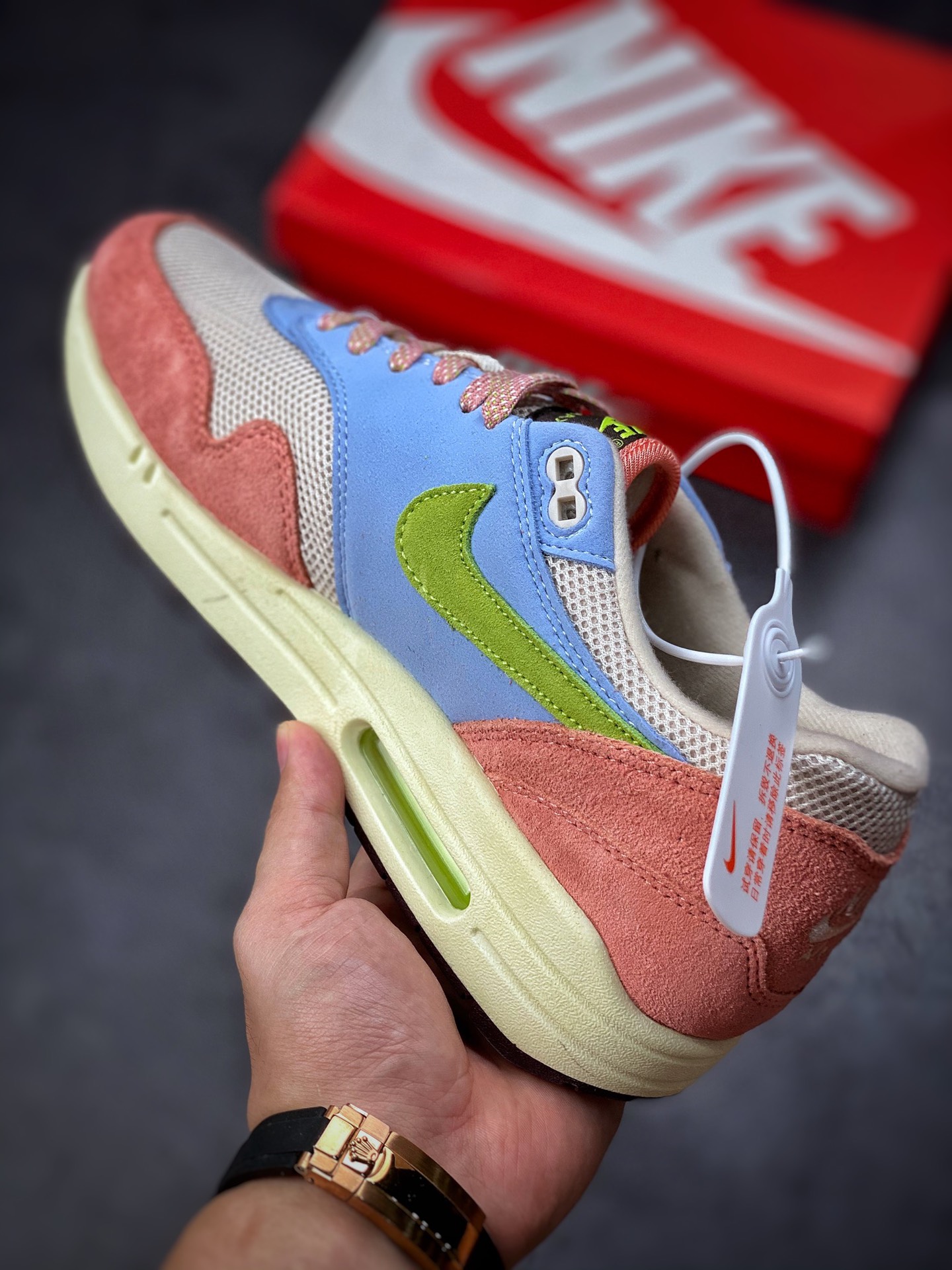 240 Patta x Nike Air Max 1“Monarch” 复古休闲跑步鞋DV3196-800