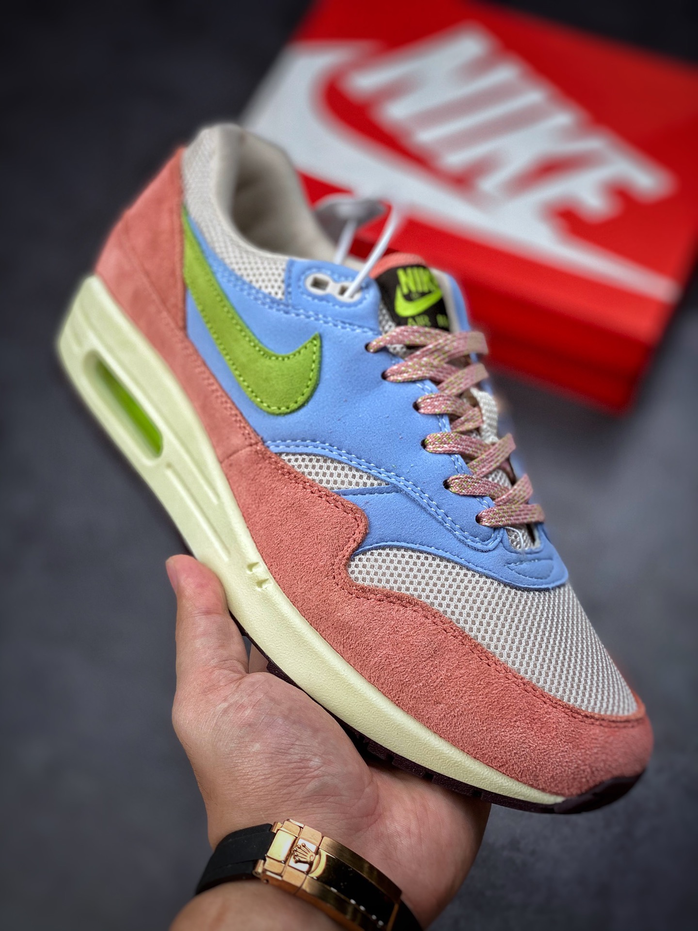240 Patta x Nike Air Max 1“Monarch” 复古休闲跑步鞋DV3196-800
