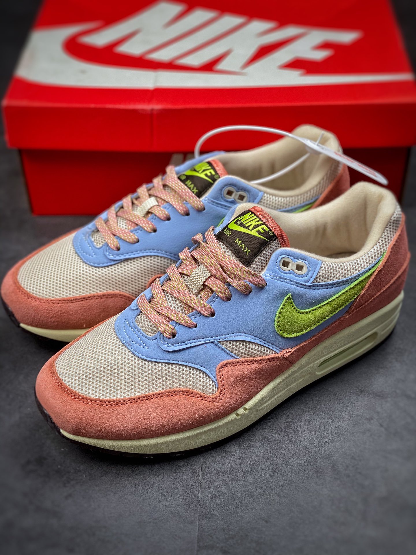 240 Patta x Nike Air Max 1“Monarch” 复古休闲跑步鞋DV3196-800