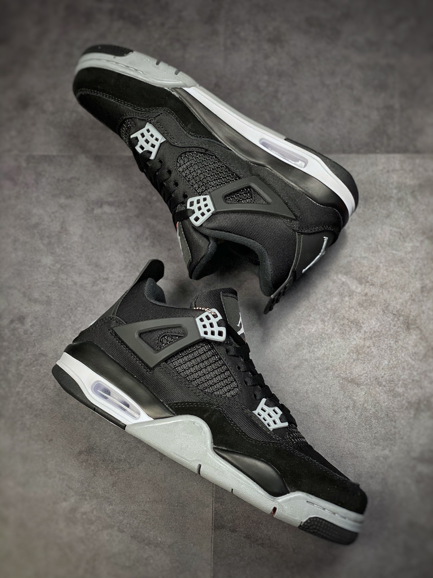 200 Air Jordan 4 ”Olive Canvas” 黑灰牛仔布 DH7138-006