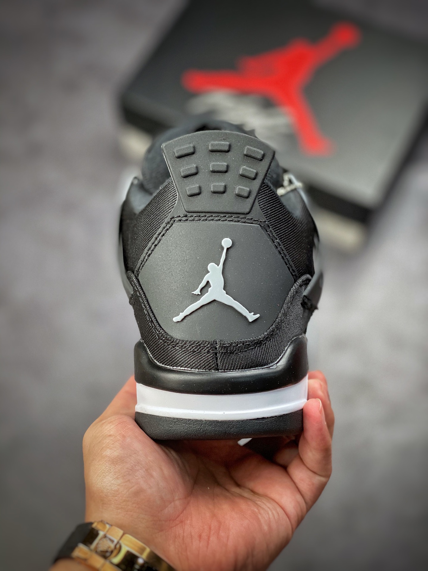 200 Air Jordan 4 ”Olive Canvas” 黑灰牛仔布 DH7138-006