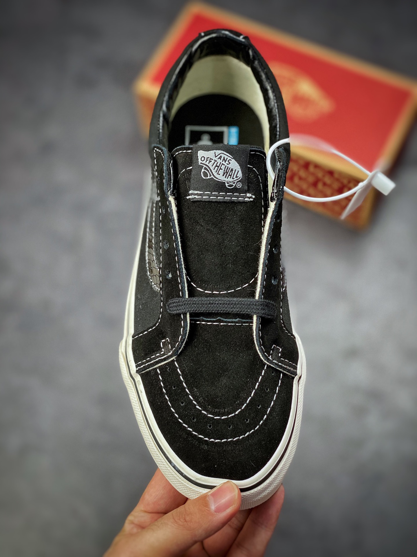 150 余文乐同款 午夜蓝 Vans Sk8-Low Reissue SF 万斯2022春夏新款