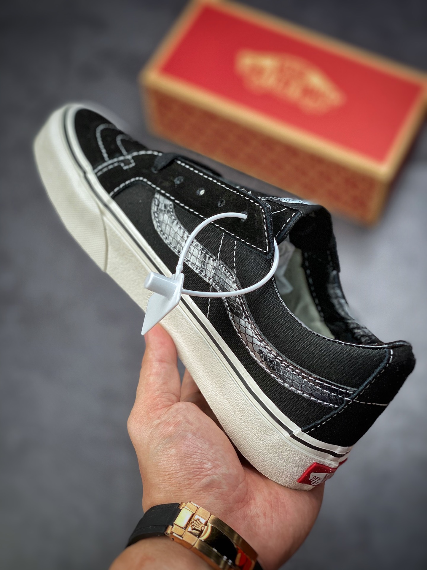 150 余文乐同款 午夜蓝 Vans Sk8-Low Reissue SF 万斯2022春夏新款