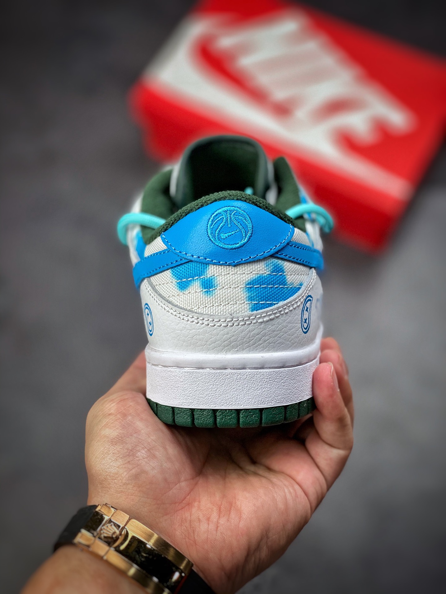 190 Nike Dunk SB Low 白蓝腰果花 DH0957-100