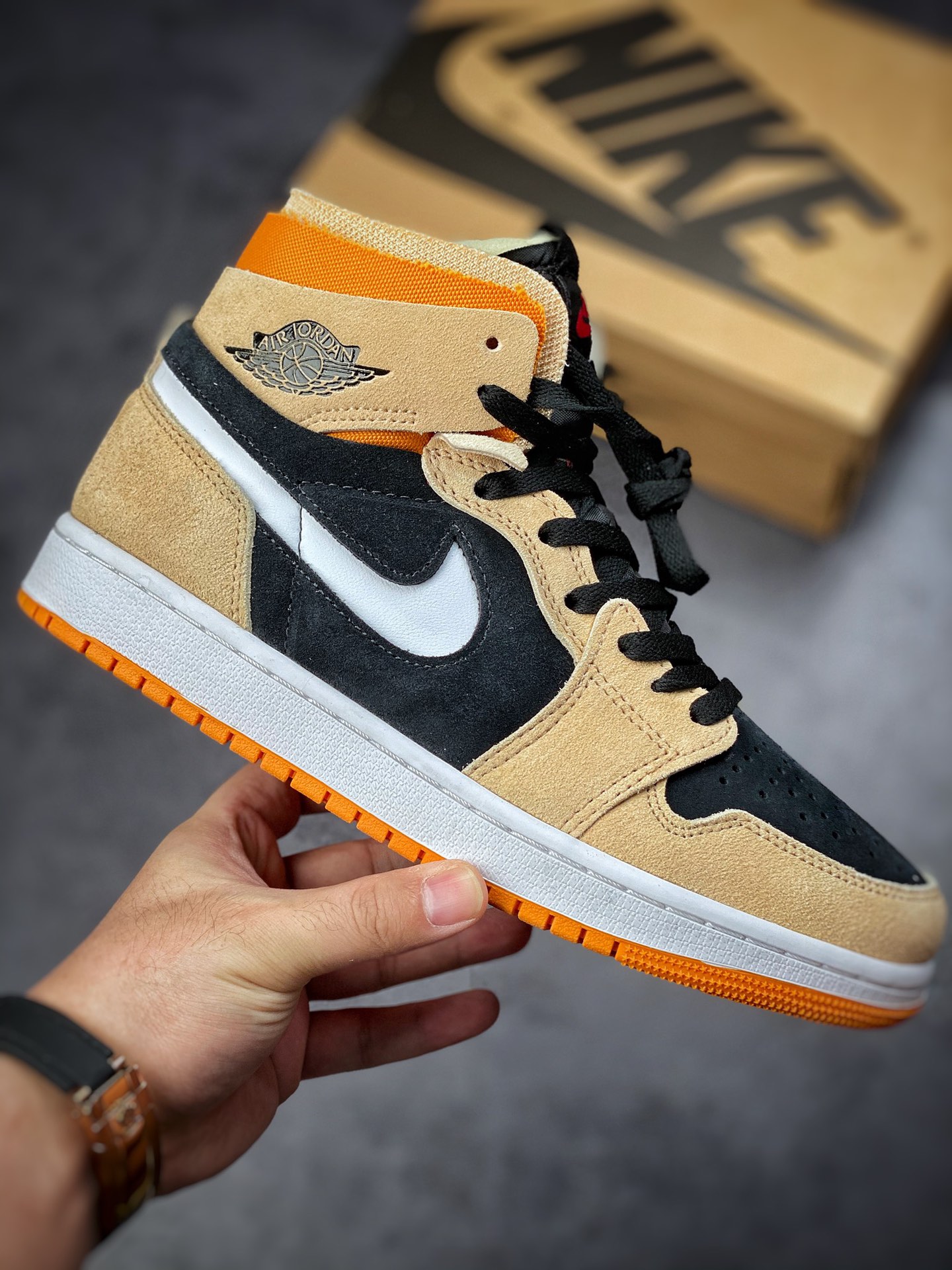 280 Air Jordan 1 Zoom Air CMFT 南瓜橙黄 CT0978-200