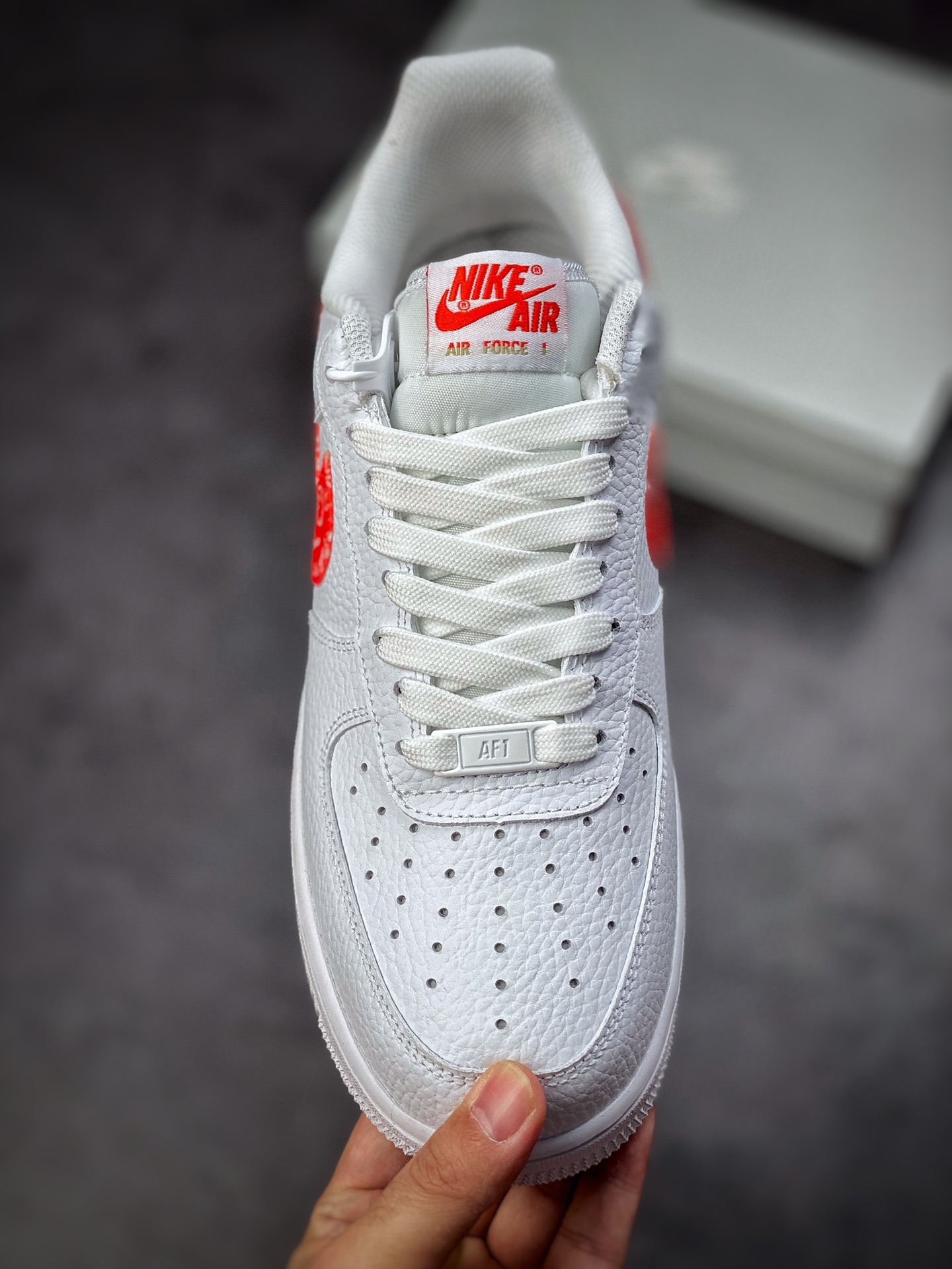 150 Nike Air Force 1 Low 07 橘红腰果花DJ9942-102