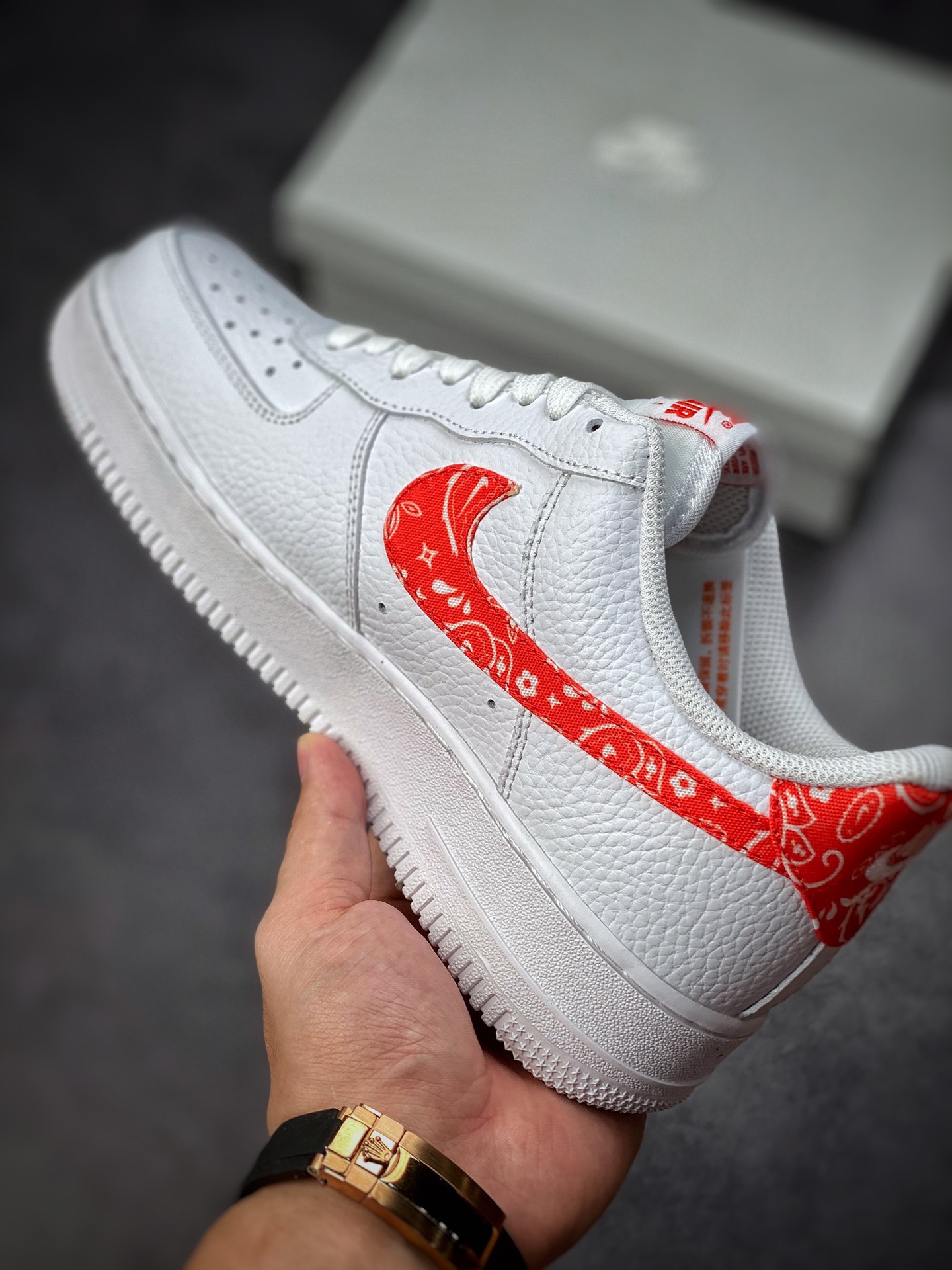 150 Nike Air Force 1 Low 07 橘红腰果花DJ9942-102