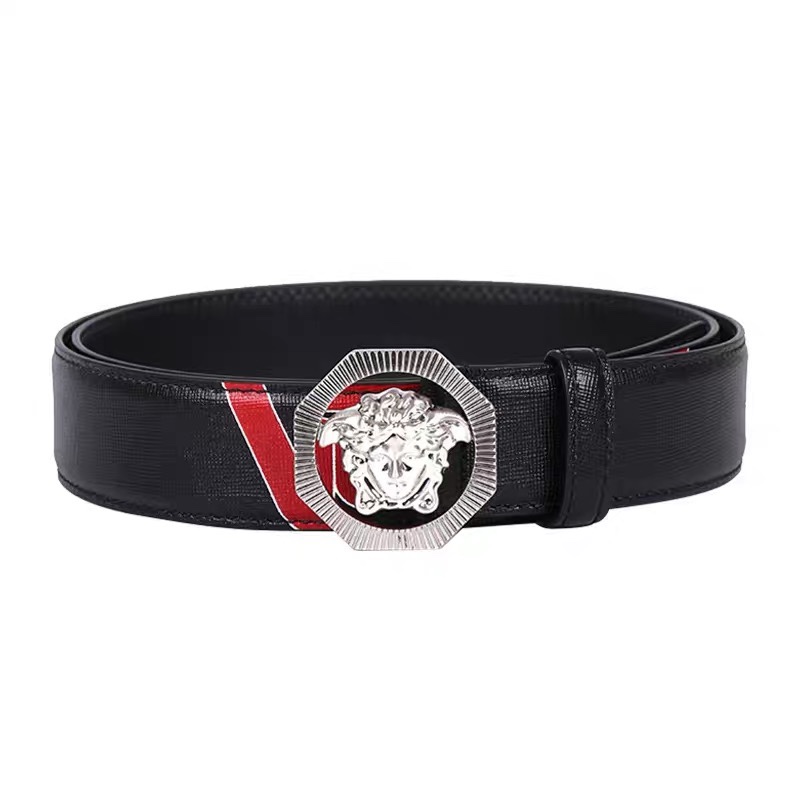 NO:140064,Original Versace, width 4.0cm, original single fine, 3D Medusa belt buckle-Barocco print-Material, top layer cowhide, this smooth Saffiano leather belt is decorated with Barocco print. It is equipped with a belt buckle with 3D Medusa. Top belt, belt, versace, cowhide19860909原单范思哲,宽4.0cm,原单精品,3D美杜莎腰带扣-Barocco印花-材质,头层牛皮,此款光滑的Saffiano皮革腰带饰有Barocco印花.配有带3D美杜莎的腰带扣.顶级皮带,皮带,versace,cowhide,Belt