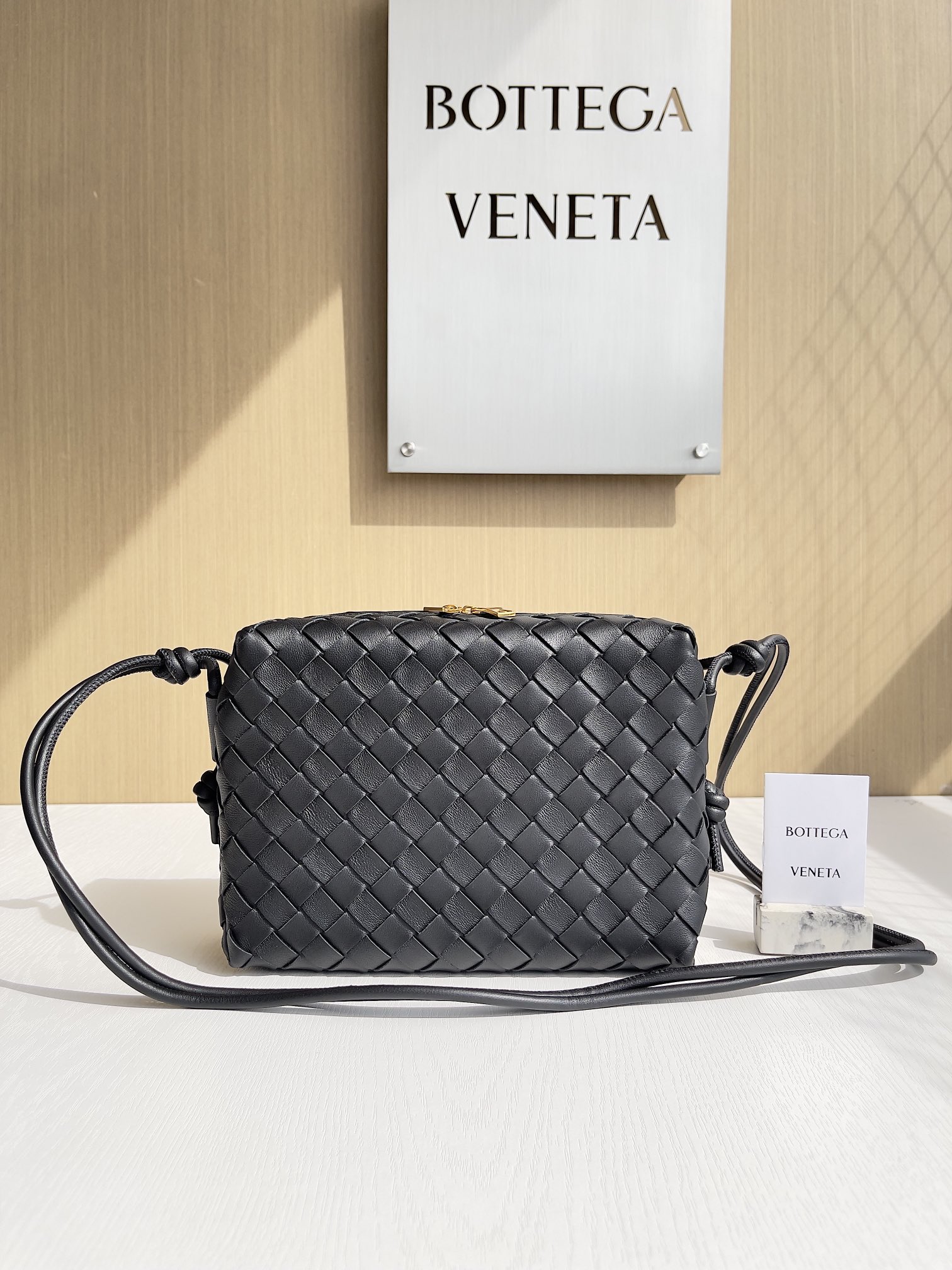 Bottega Veneta Borse per Fotocamera Designer replica pratico e versatile
 Tessitura Pelle d’agnello di pecora