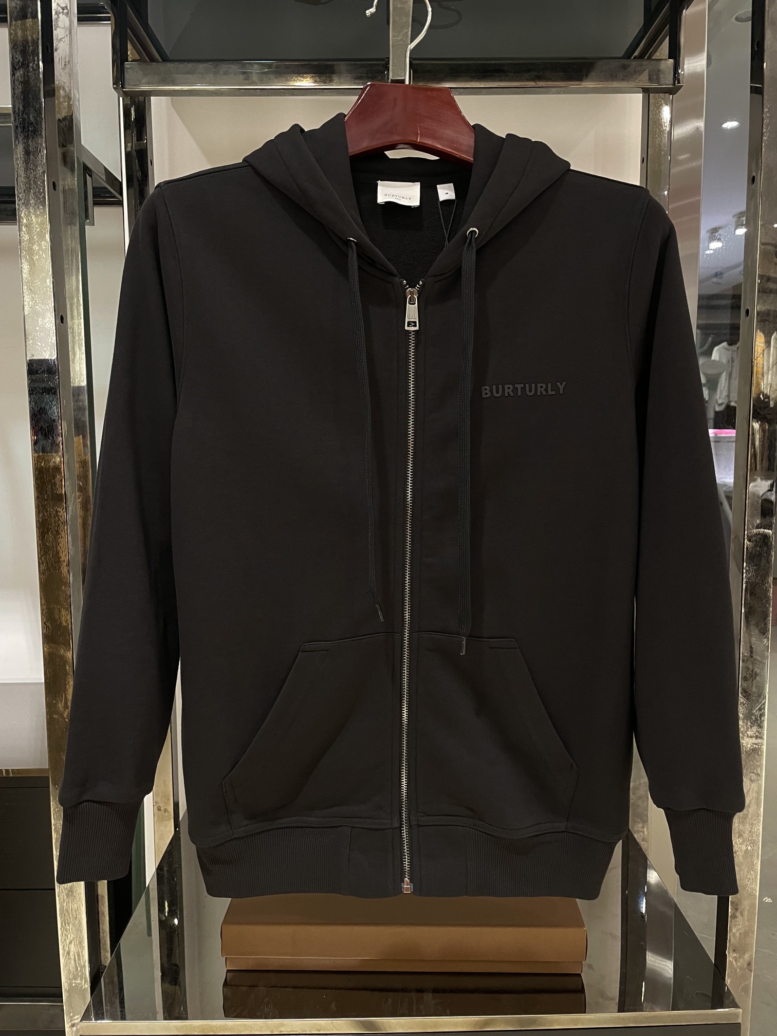 Burberry Kleding Cardigans Sweatshirts Zwart Mannen Katoen