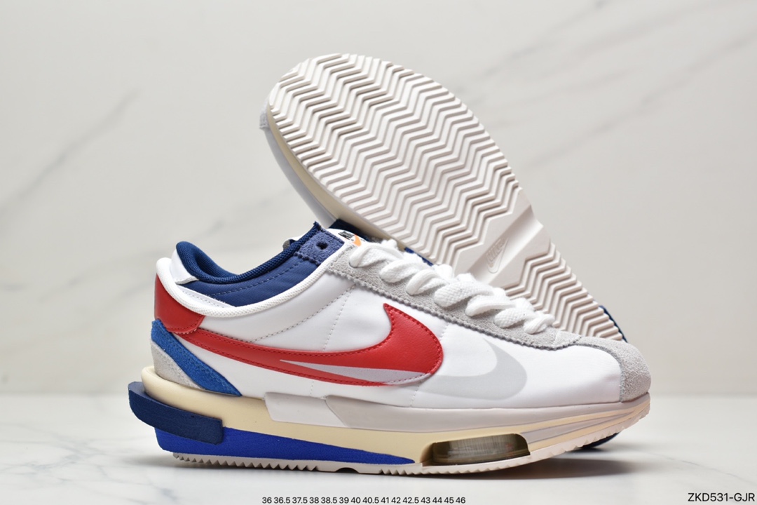 270 耐克Sacai x Nike Air Zoom Cortez 4.0”OG Royal Fuchsia”4.0 50周年联名款 DQ0581-001