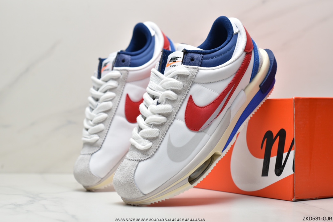 270 耐克Sacai x Nike Air Zoom Cortez 4.0”OG Royal Fuchsia”4.0 50周年联名款 DQ0581-001
